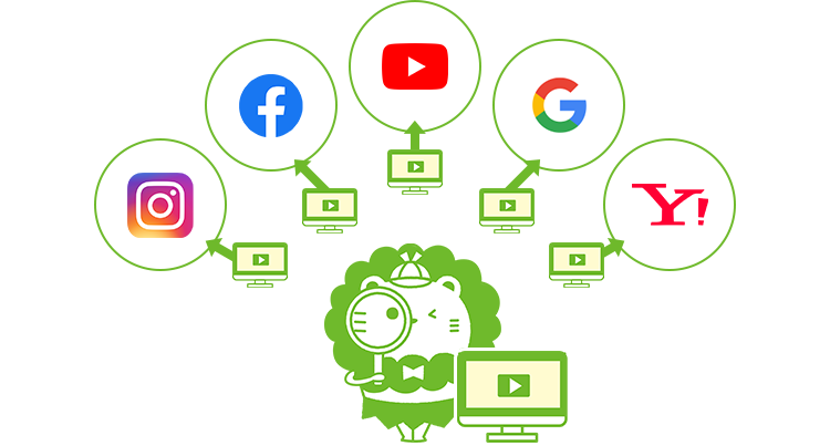 動画広告もワンストップで運用